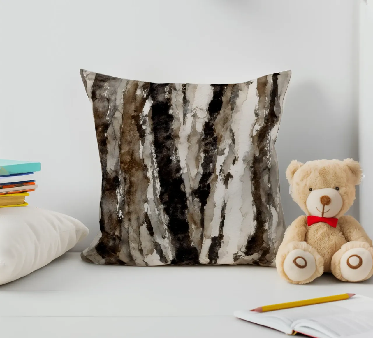 Bark & Pattern: Studies in Texture 4 decorative cushion by Luke Wilder Studio