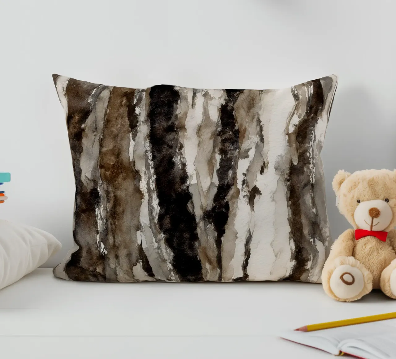 Bark & Pattern: Studies in Texture 4 decorative cushion by Luke Wilder Studio