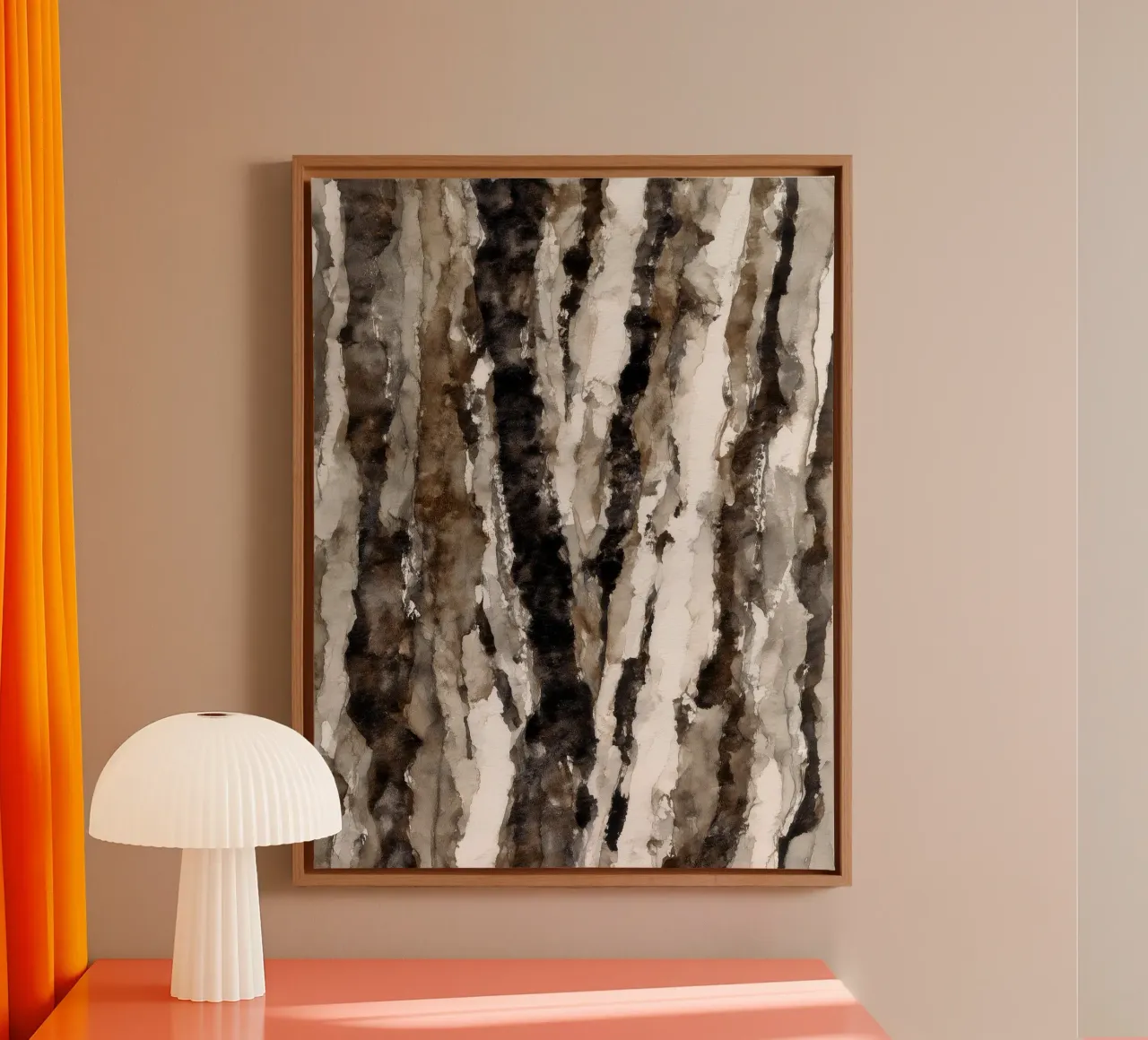 Bark & Pattern: Studies in Texture 4 canvas by Louise Wilder Studio