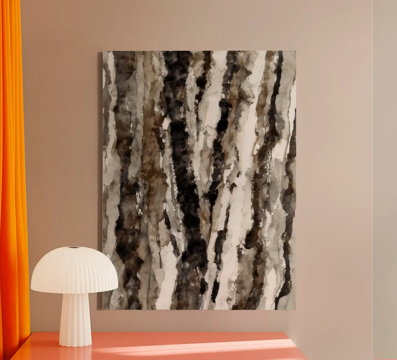 Bark & Pattern: Studies in Texture 4 canvas by Louise Wilder Studio