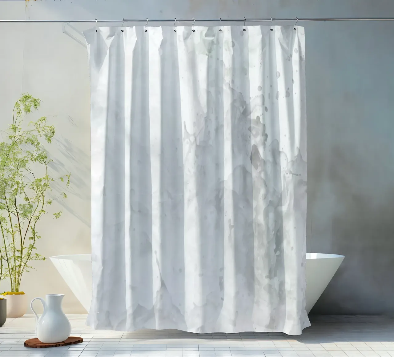 Random Chain II shower curtain by Tal Paz-Fridman