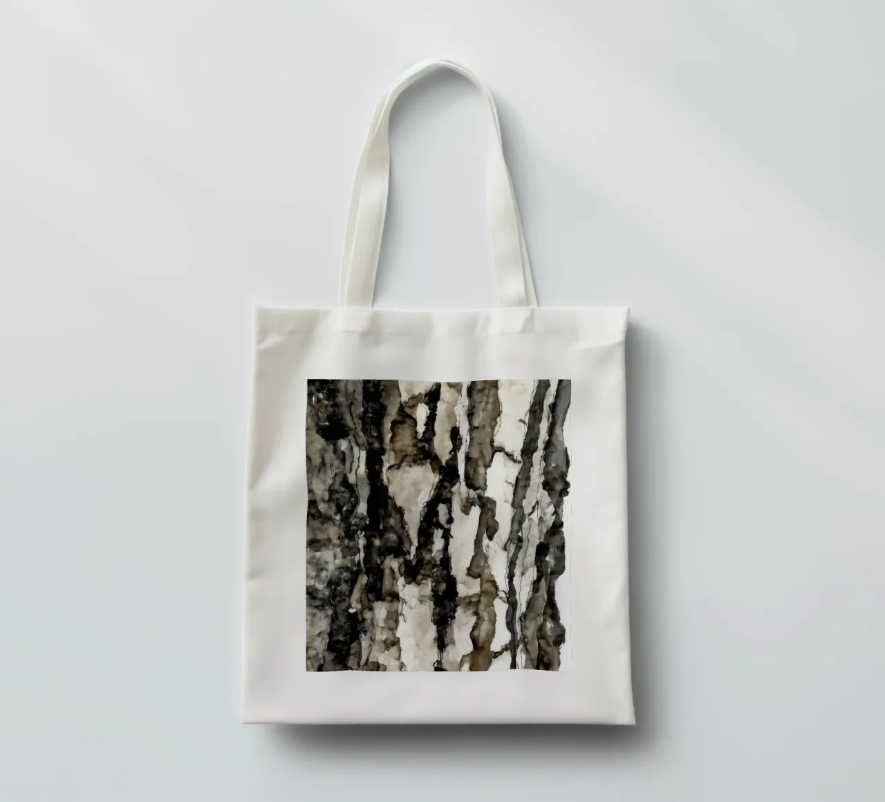 Bark & Pattern: Studies in Texture 5 Jutebeutel von Louise Wilder Studio