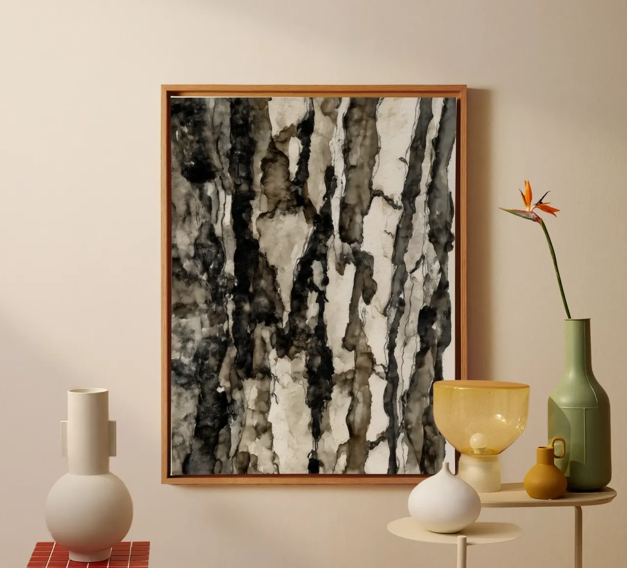 Bark & Pattern: Studies in Texture 5 canvas by Louise Wilder Studio