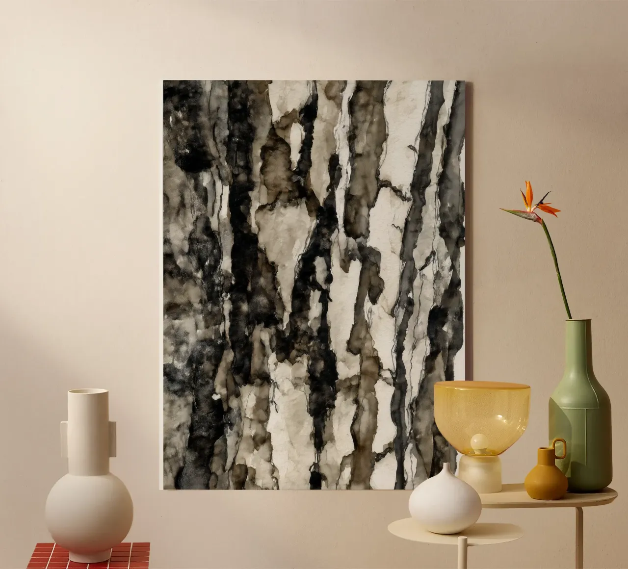 Bark & Pattern: Studies in Texture 5 canvas by Louise Wilder Studio