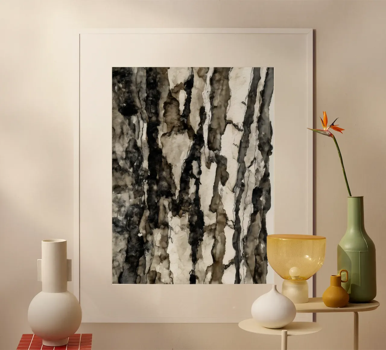 Bark & Pattern: Studies in Texture 5 hahnemühle by Louise Wilder Studio