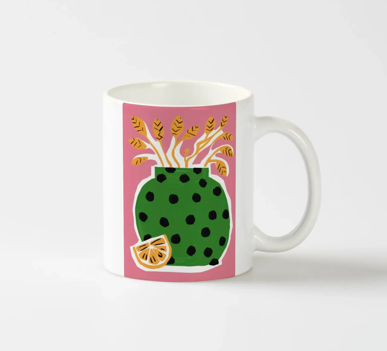 Vaso maculato Joy tazza in ceramica da Irish Strokes