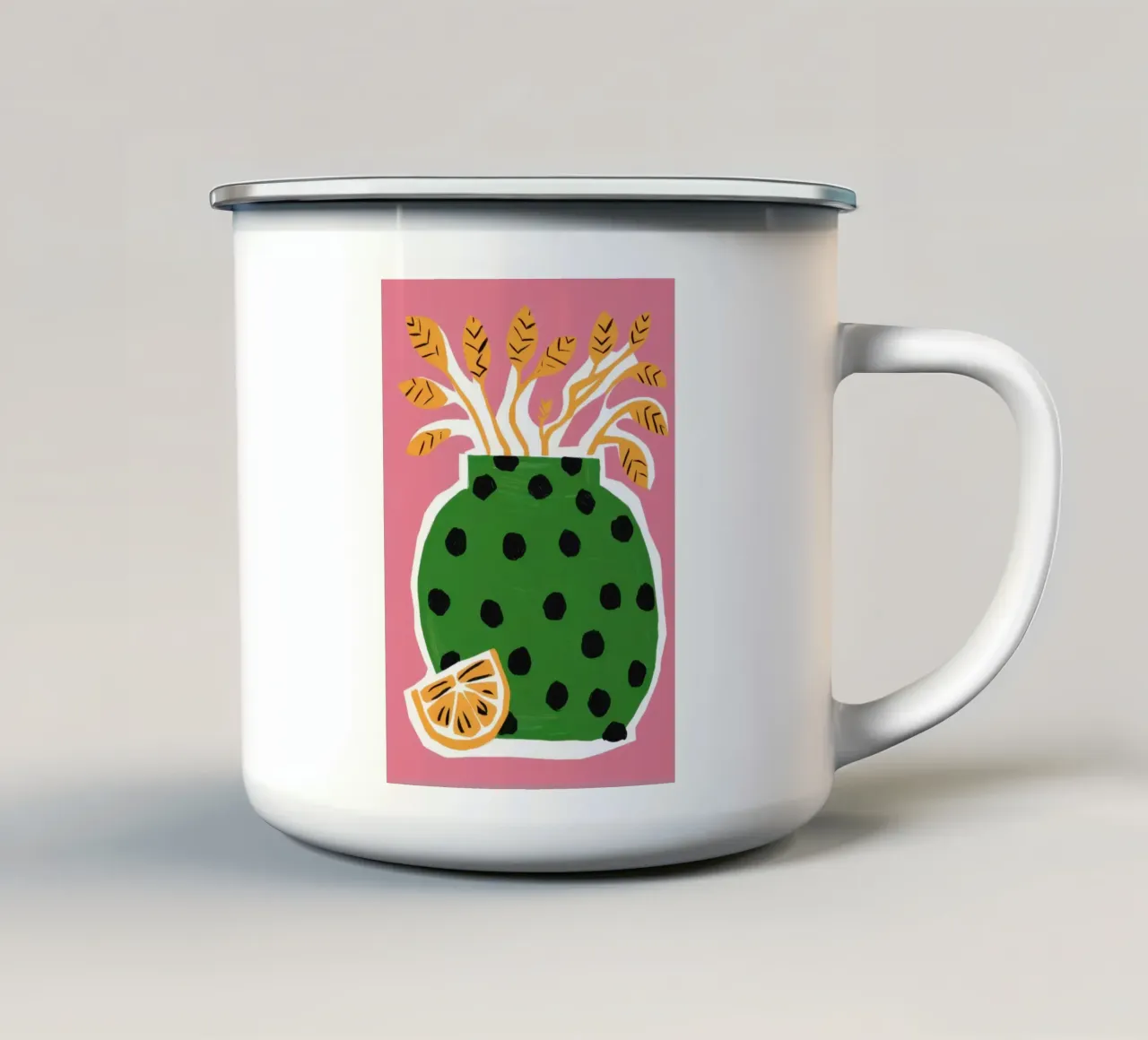 Vaso maculato Joy tazza in smalto da Irish Strokes