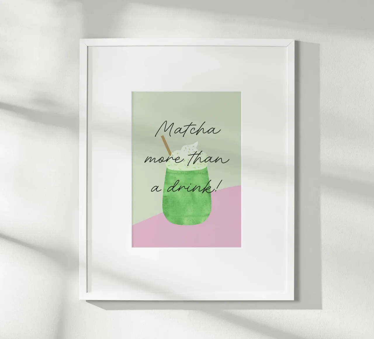 Matcha more than a drink! poster da Fraysein Design