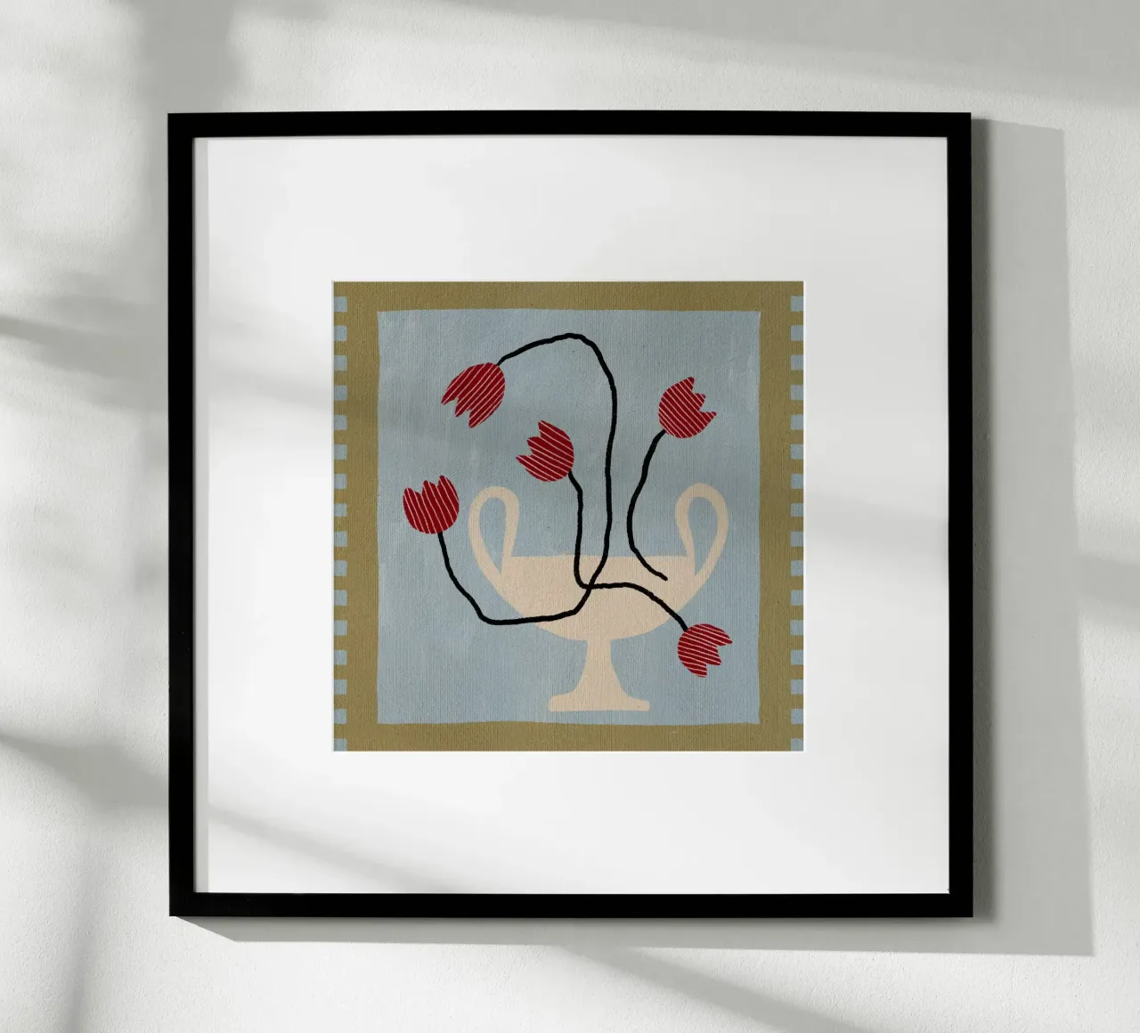 Out-of-Vase Blooms 6 poster da Shatha Al Dafai