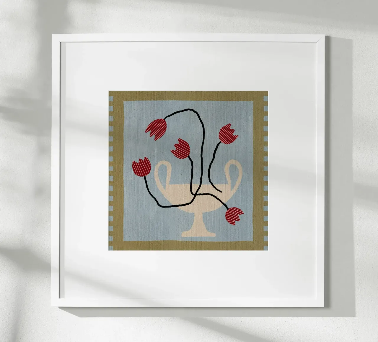 Out-of-Vase Blooms 6 poster da Shatha Al Dafai