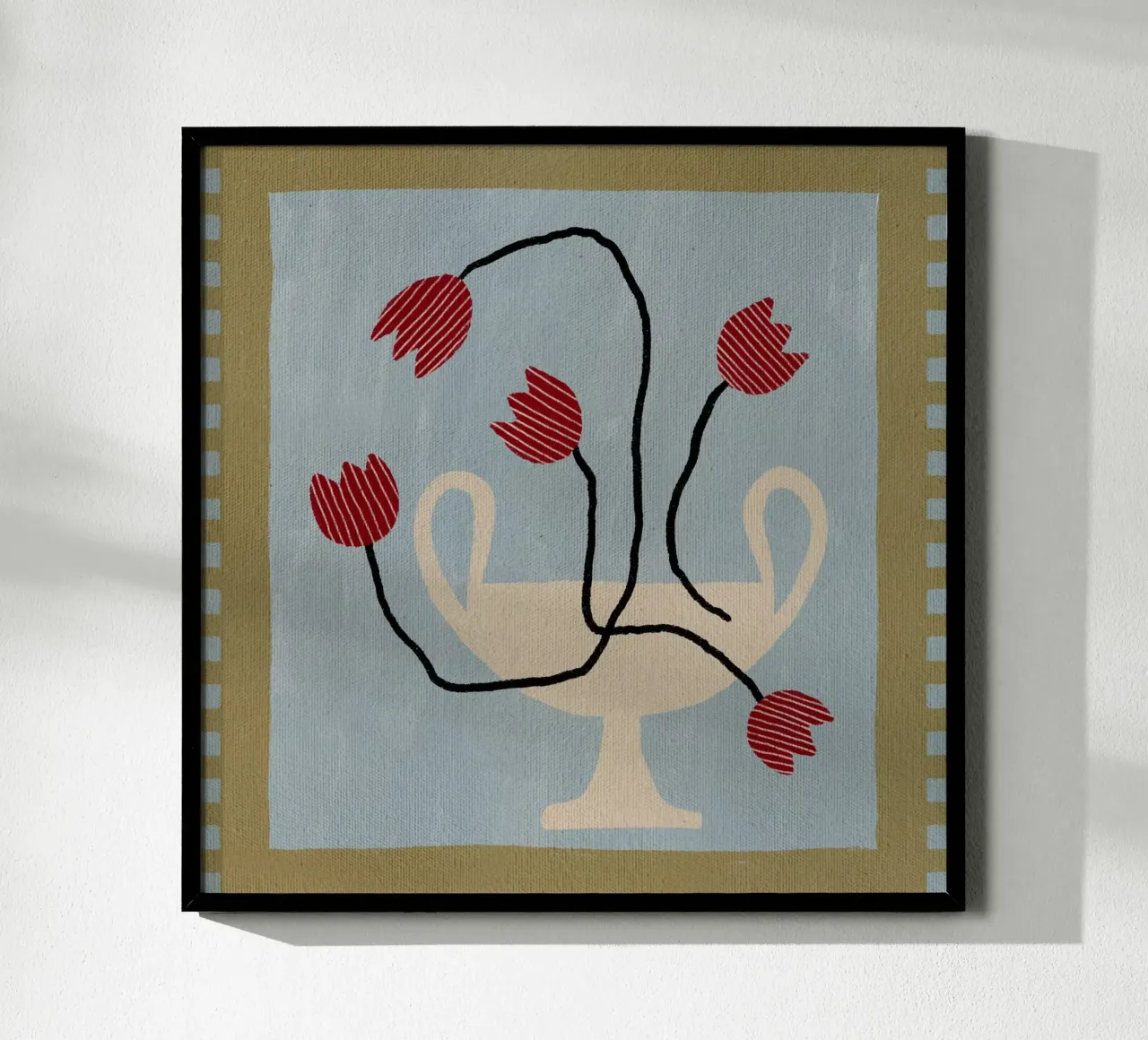 Out-of-Vase Blooms 6 poster da Shatha Al Dafai