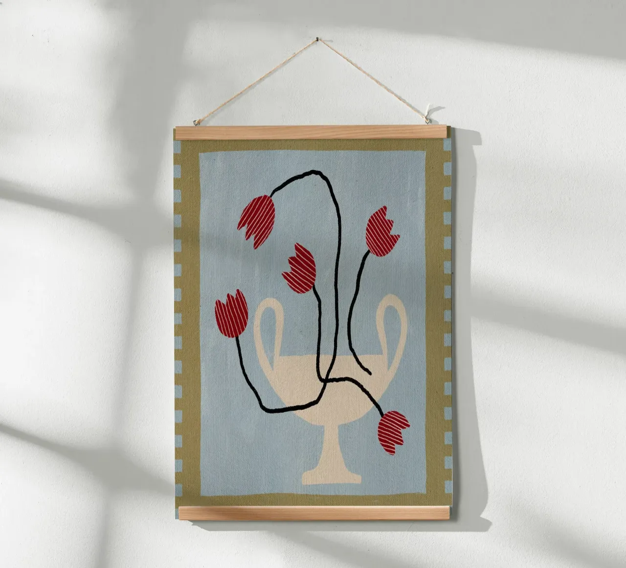 Out-of-Vase Blooms 6 poster da Shatha Al Dafai
