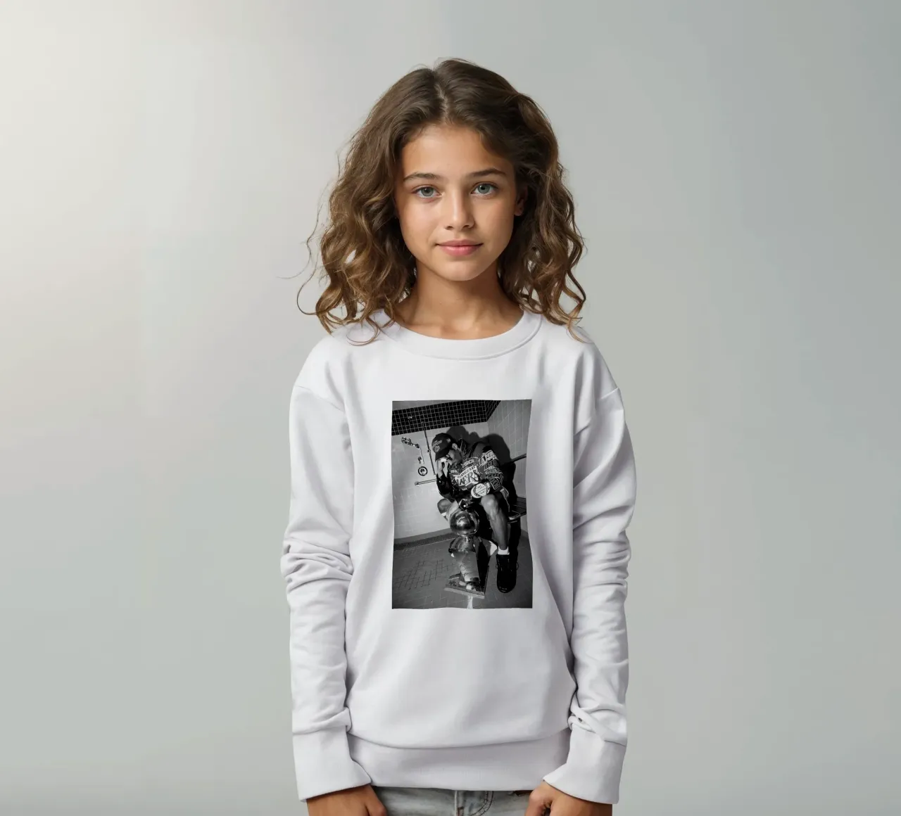 Momenti iconici di Kobe Bryant Bw felpa bambino da FAKE ARTWORK STORE
