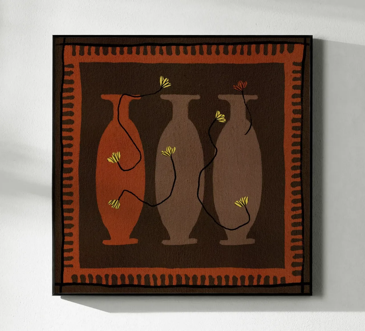 Out-of-Vase Blooms 5 plexiglass da Shatha Al Dafai