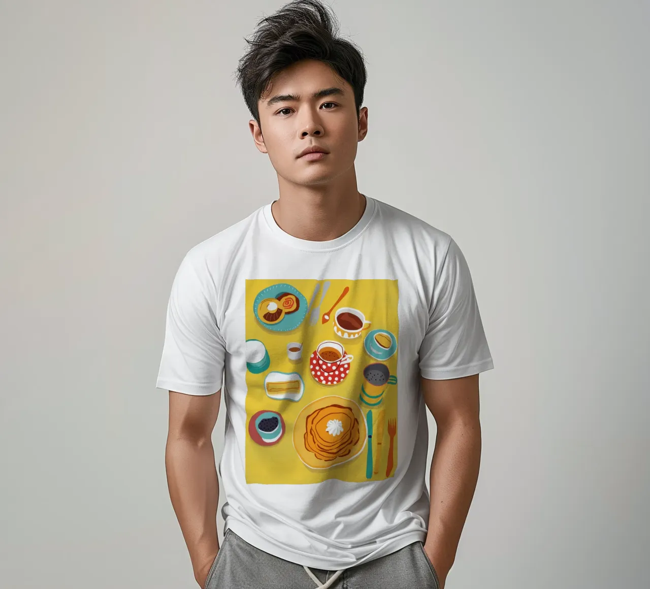 Diffusione del mattino d'oro t-shirt da Selene Shade
