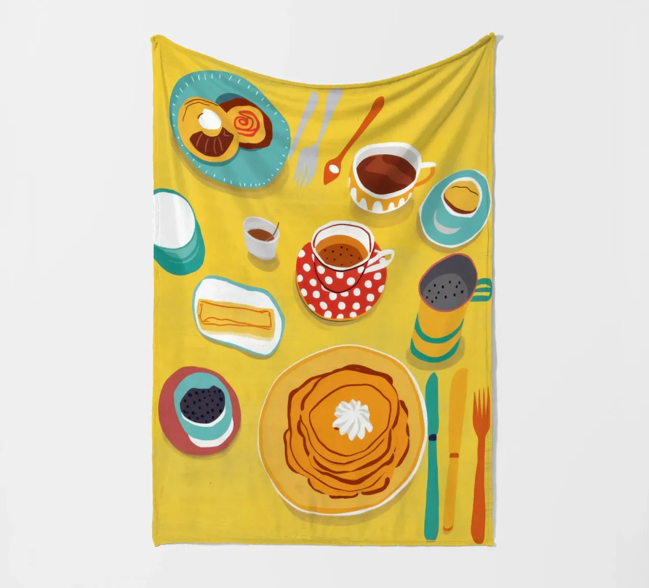 Diffusione del mattino d'oro coperta in pile da Selene Shade