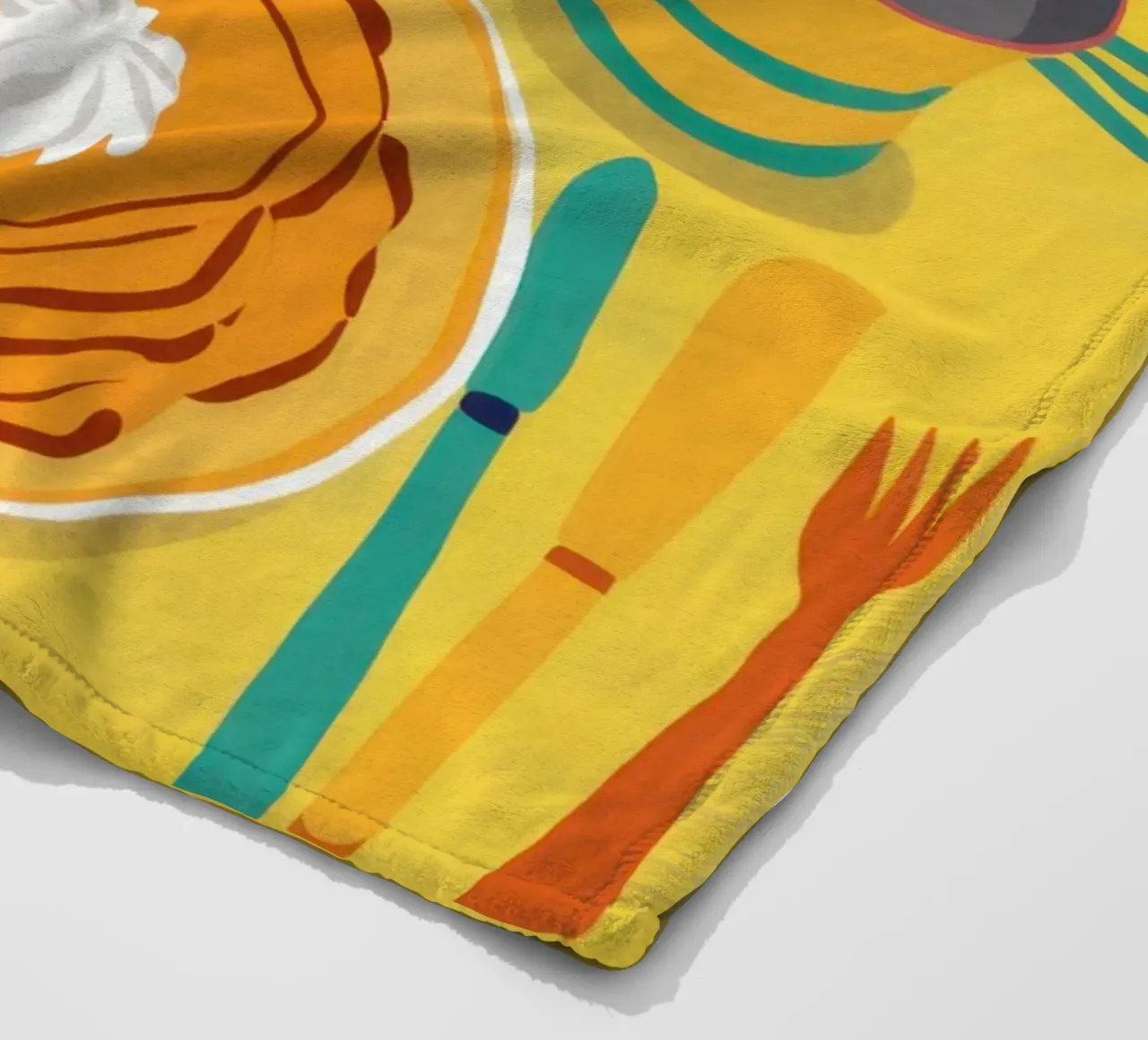 Diffusione del mattino d'oro coperta in pile da Selene Shade