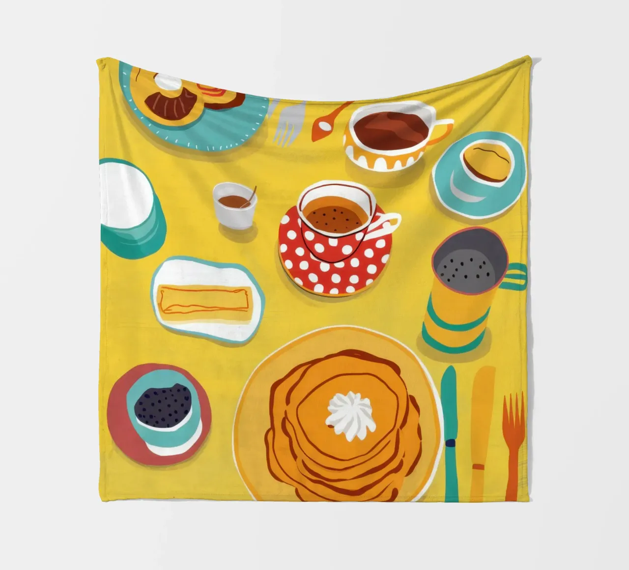 Diffusione del mattino d'oro coperta in pile da Selene Shade