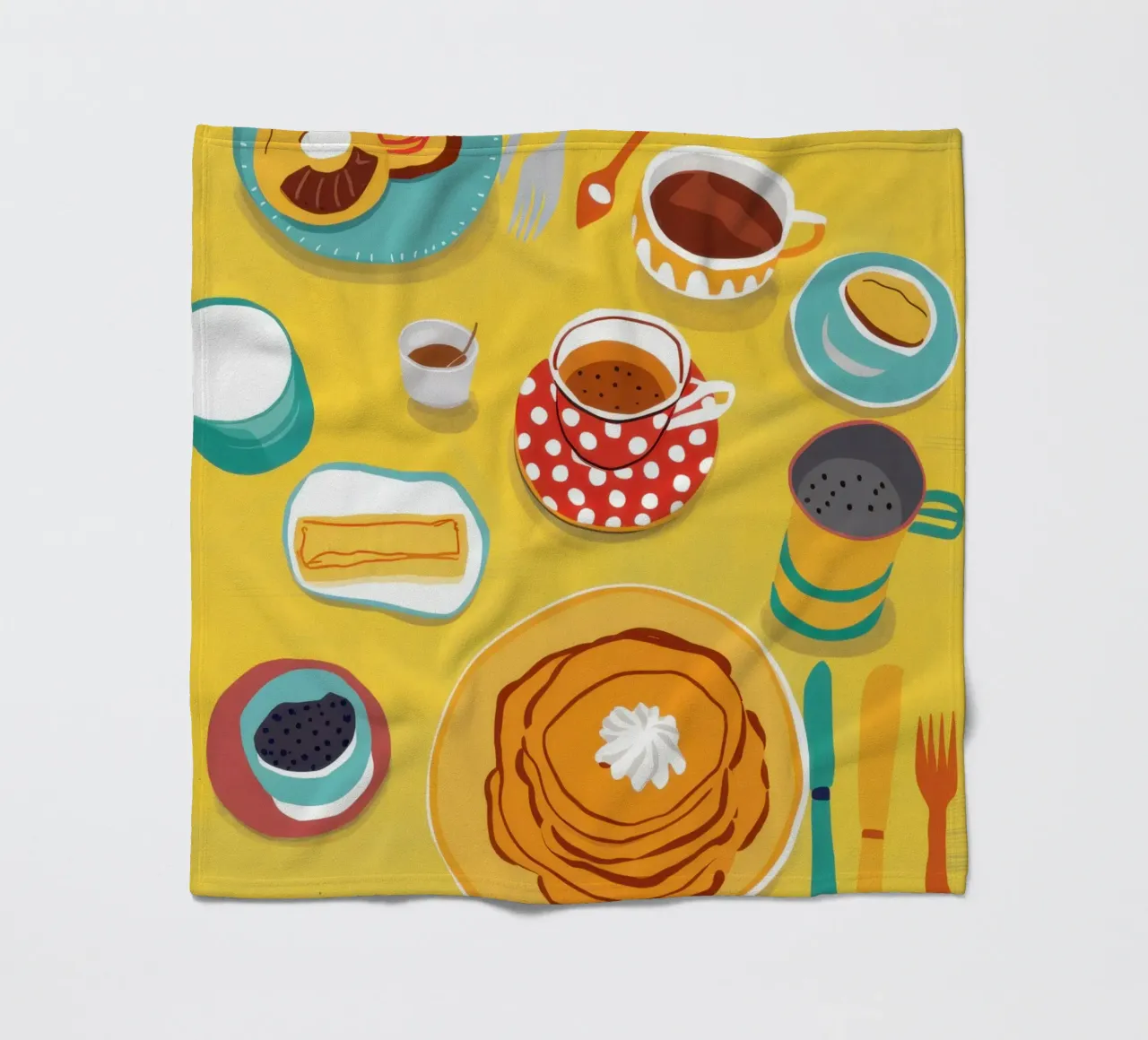 Diffusione del mattino d'oro coperta in pile da Selene Shade