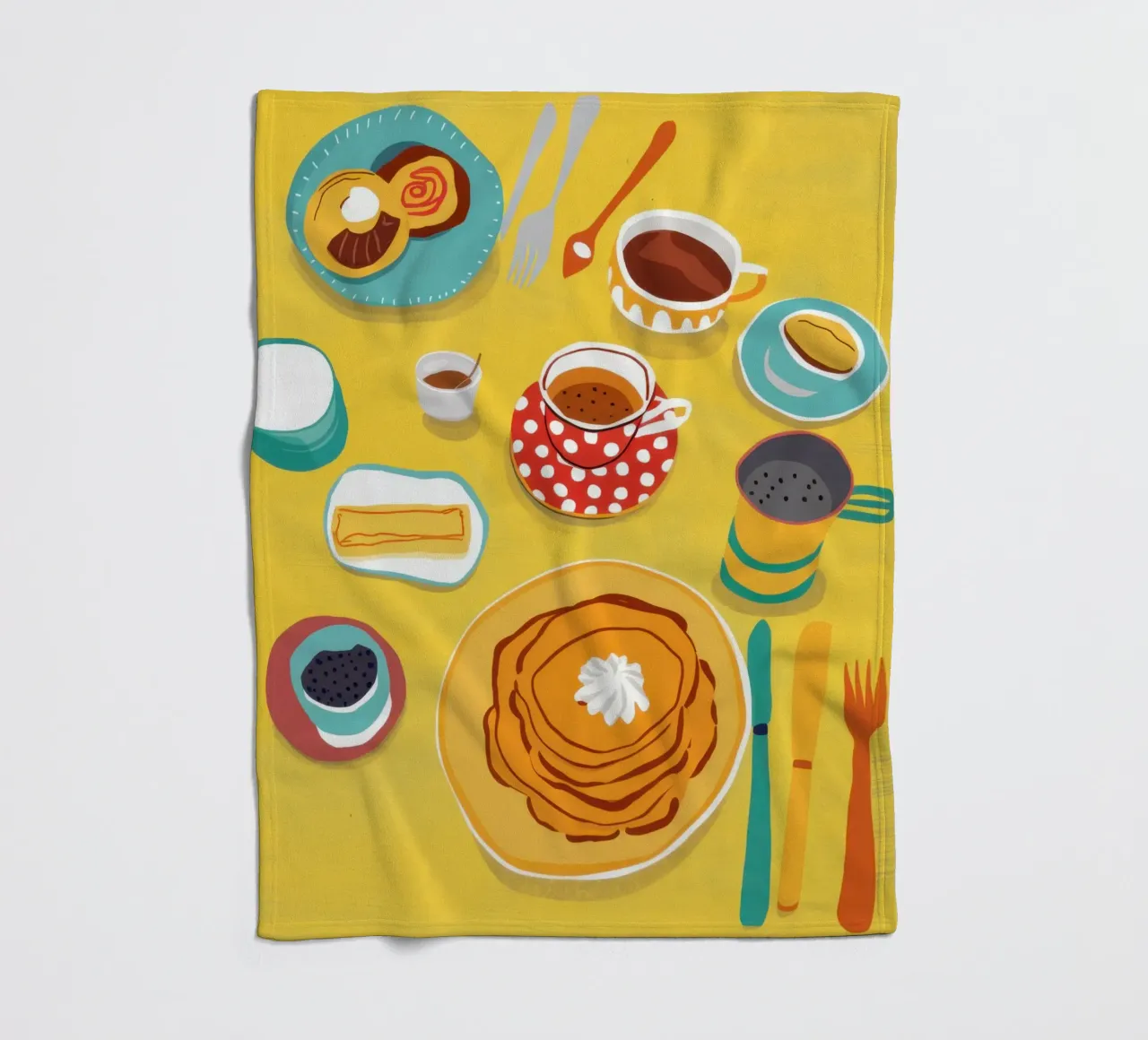 Diffusione del mattino d'oro coperta in pile da Selene Shade