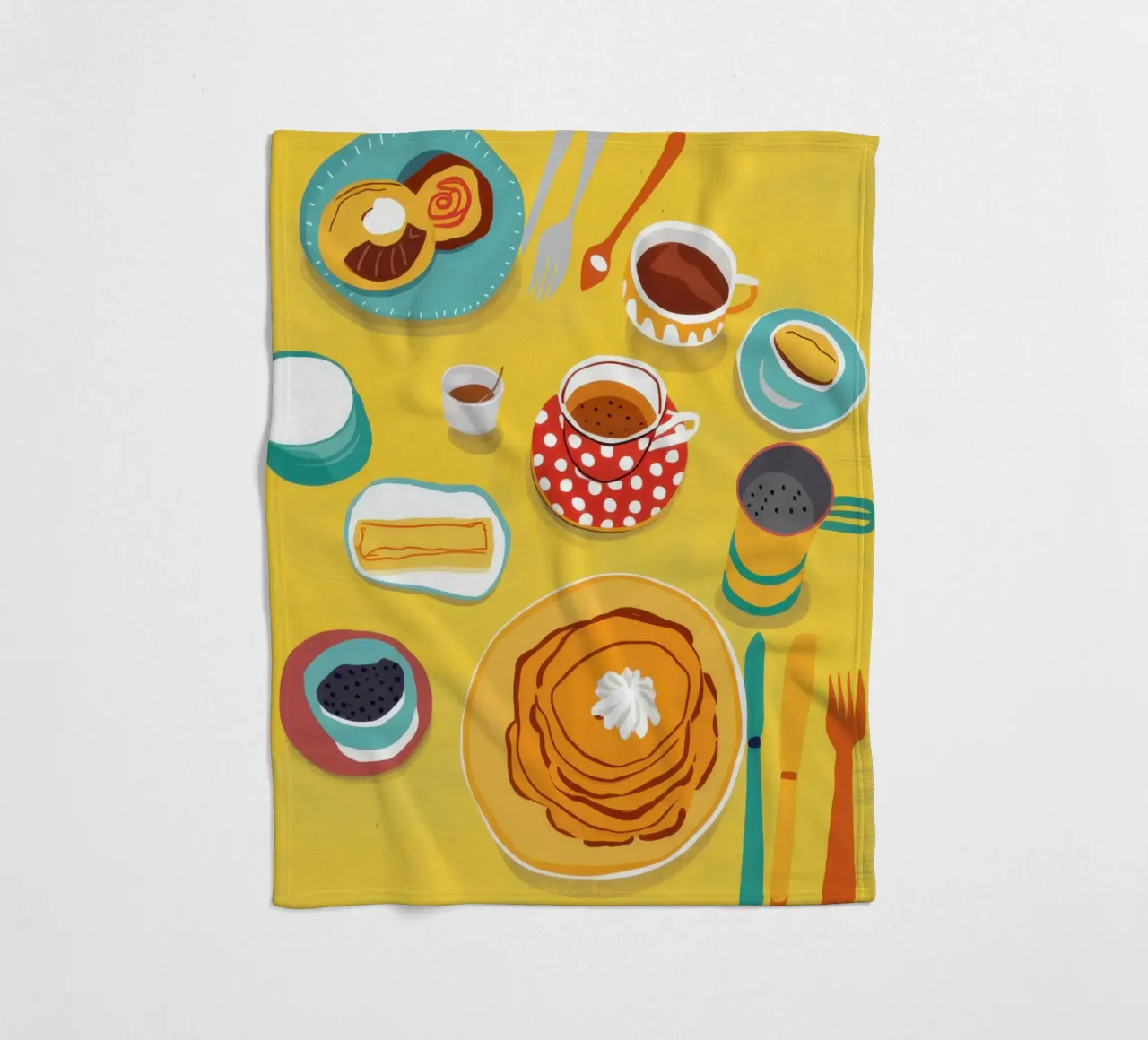 Diffusione del mattino d'oro coperta in pile da Selene Shade