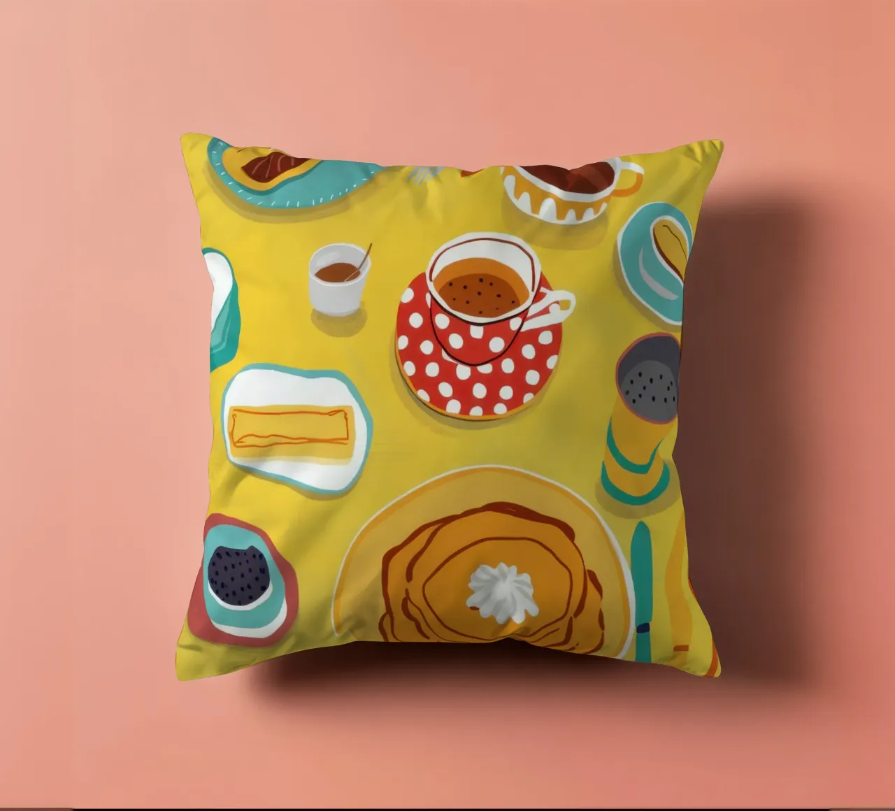 Diffusione del mattino d'oro cuscino da Selene Shade