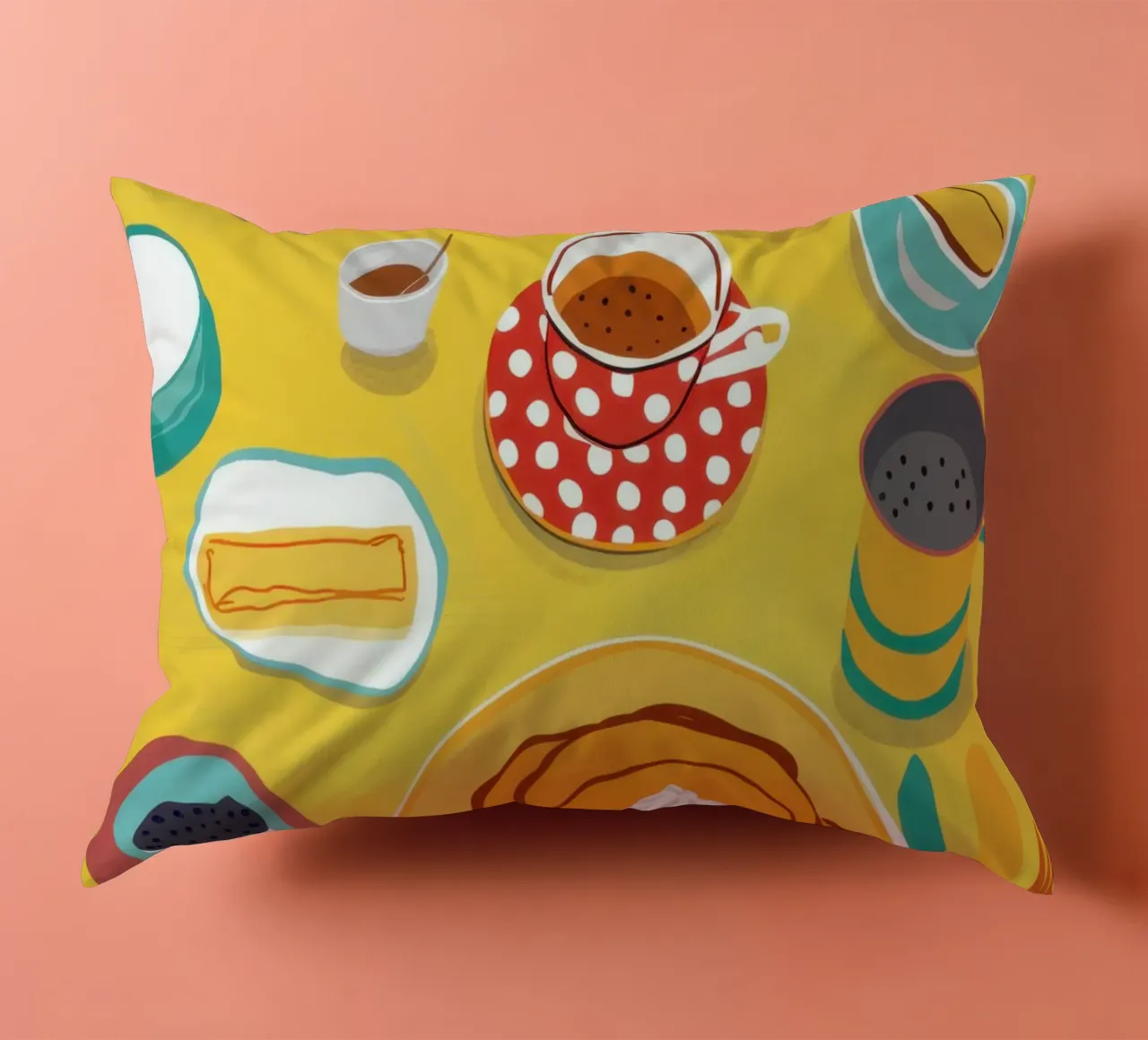 Diffusione del mattino d'oro cuscino da Selene Shade