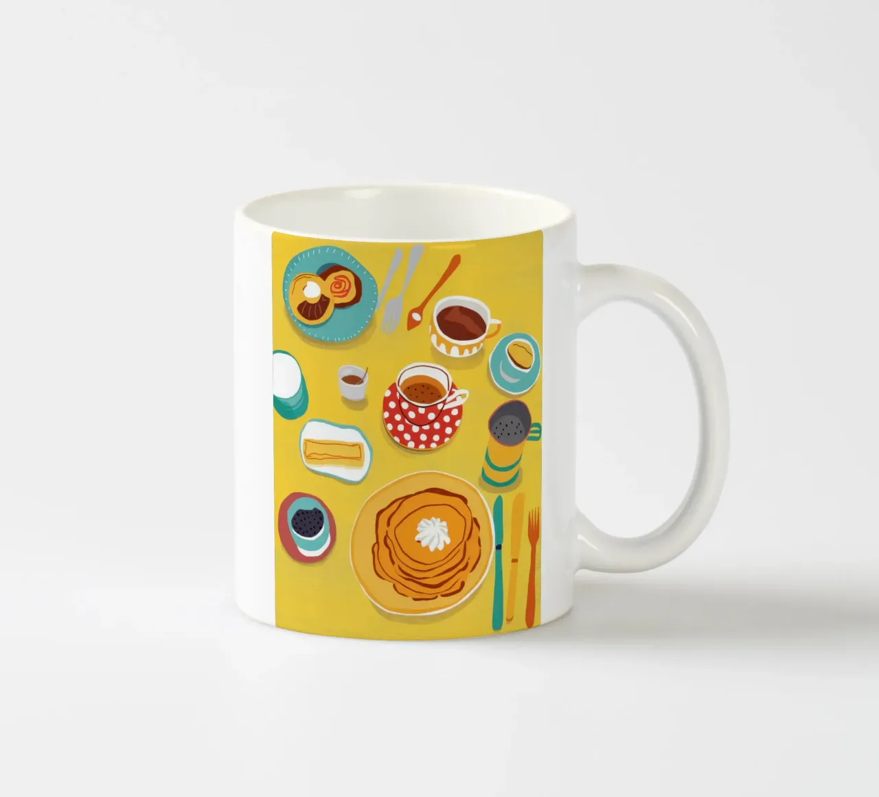 Diffusione del mattino d'oro tazza in ceramica da Selene Shade