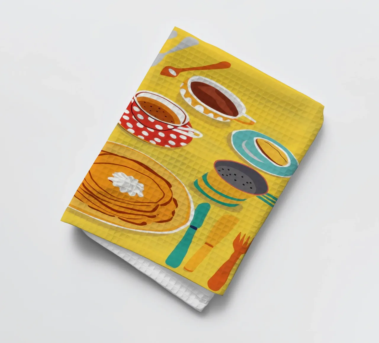 Diffusione del mattino d'oro canovaccio da cucina da Selene Shade