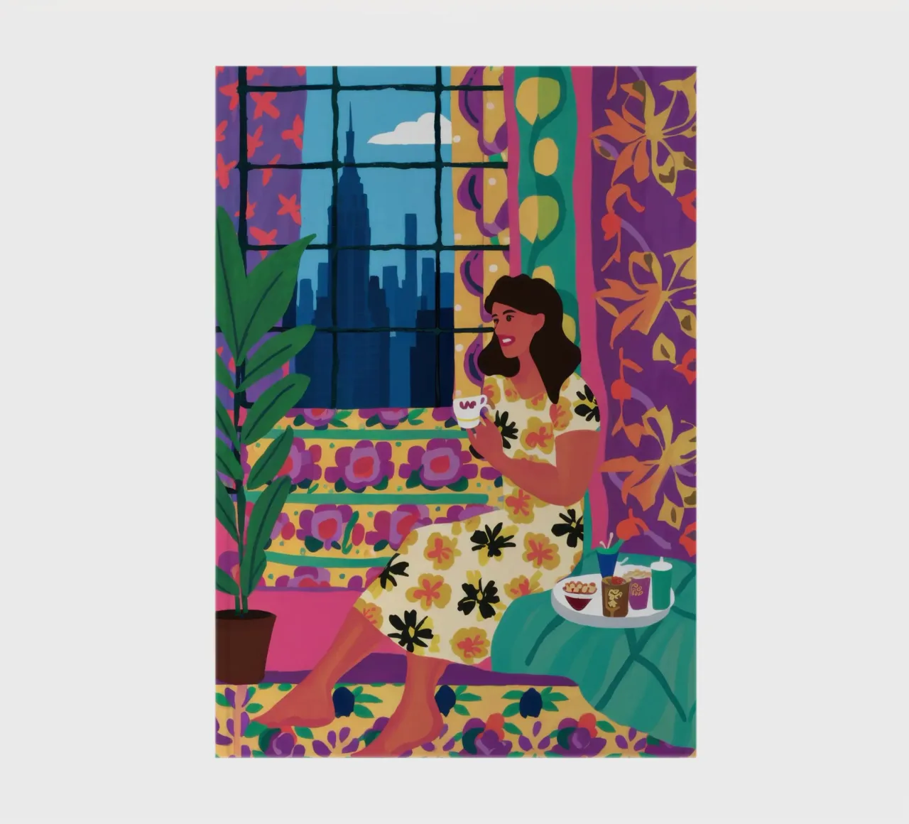 Window Gazing Reverie notebook by Gaia Viesta
