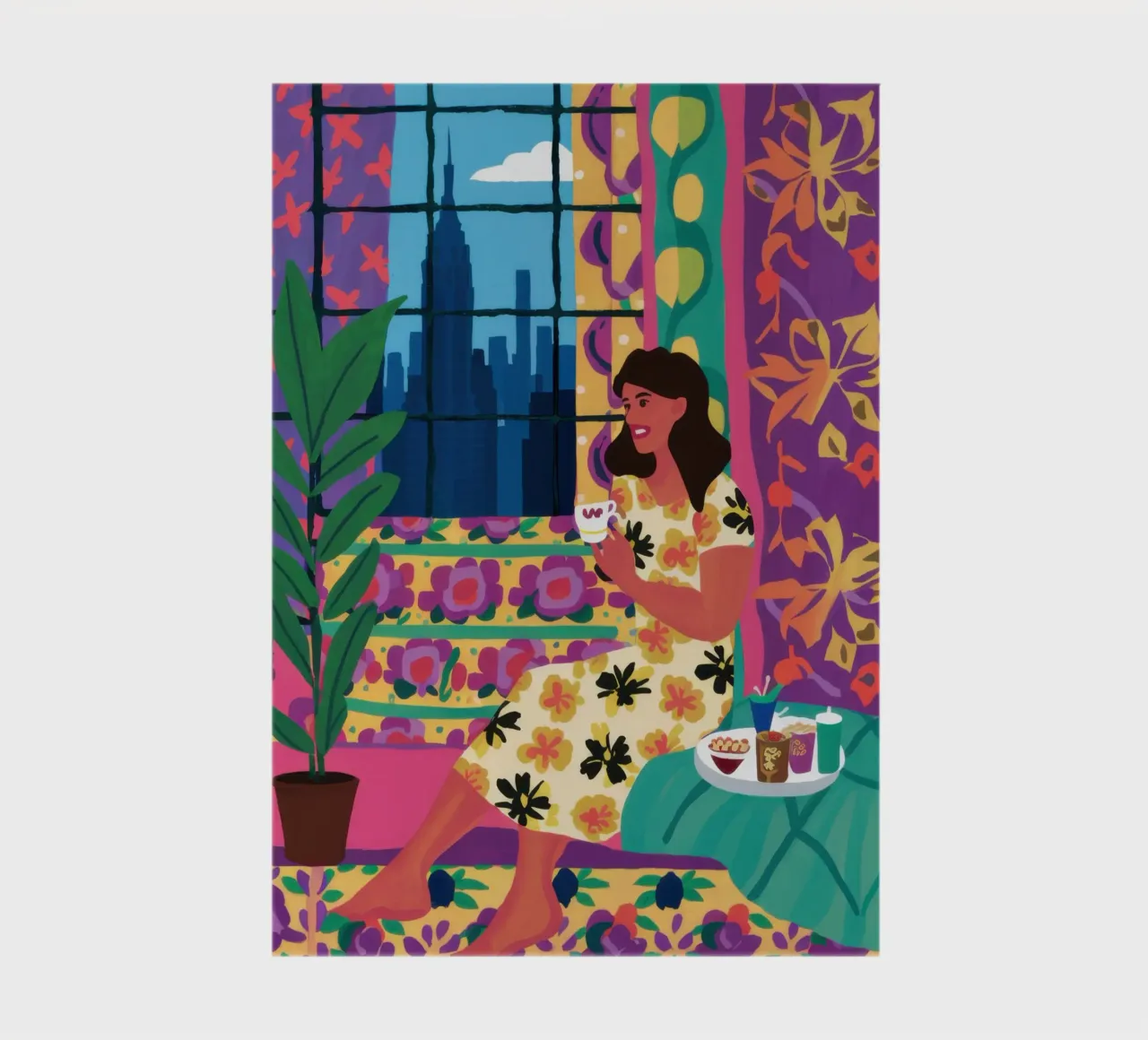 Window Gazing Reverie notebook by Gaia Viesta