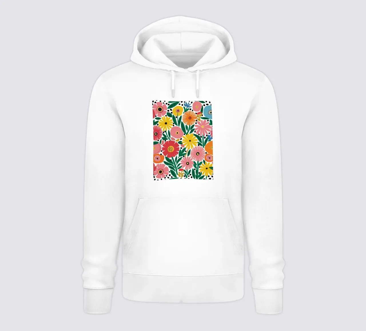Sfilata di petali retrò felpa con cappuccio da Trace Brush