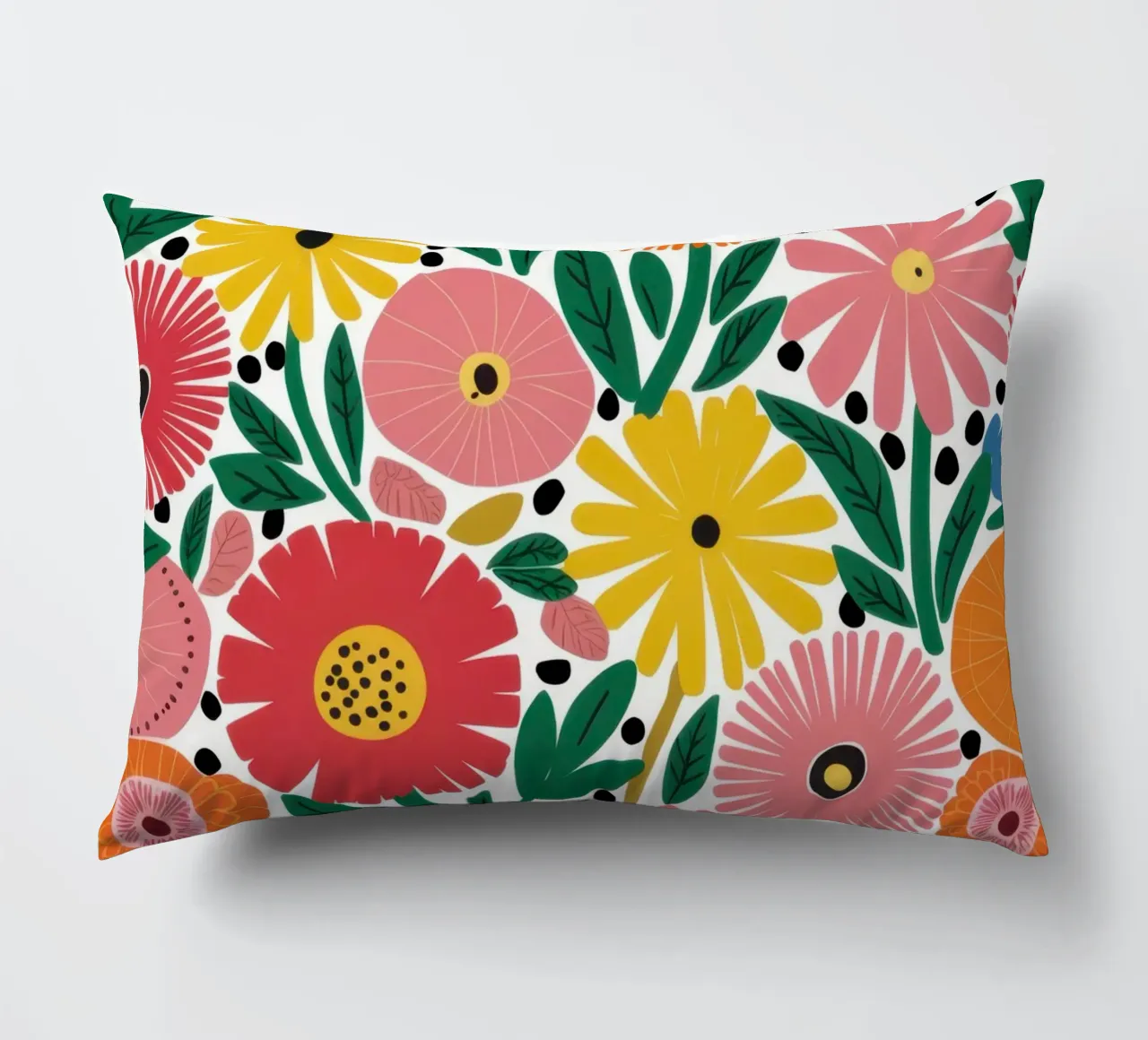 Sfilata di petali retrò cuscino da Trace Brush