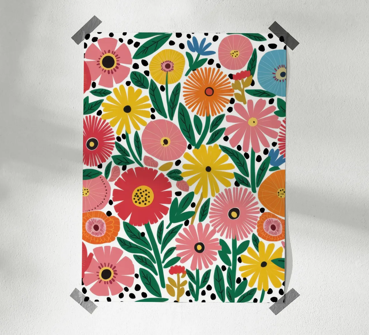 Sfilata di petali retrò carta hahnemühle da Trace Brush