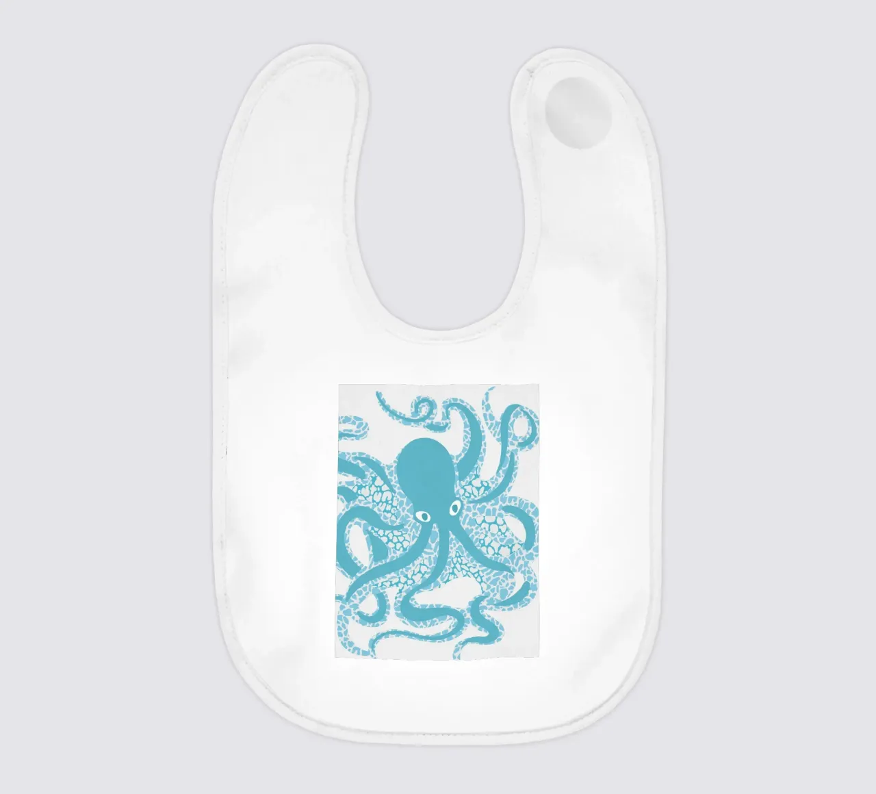 Polpo blu bavaglino da Asha Designs