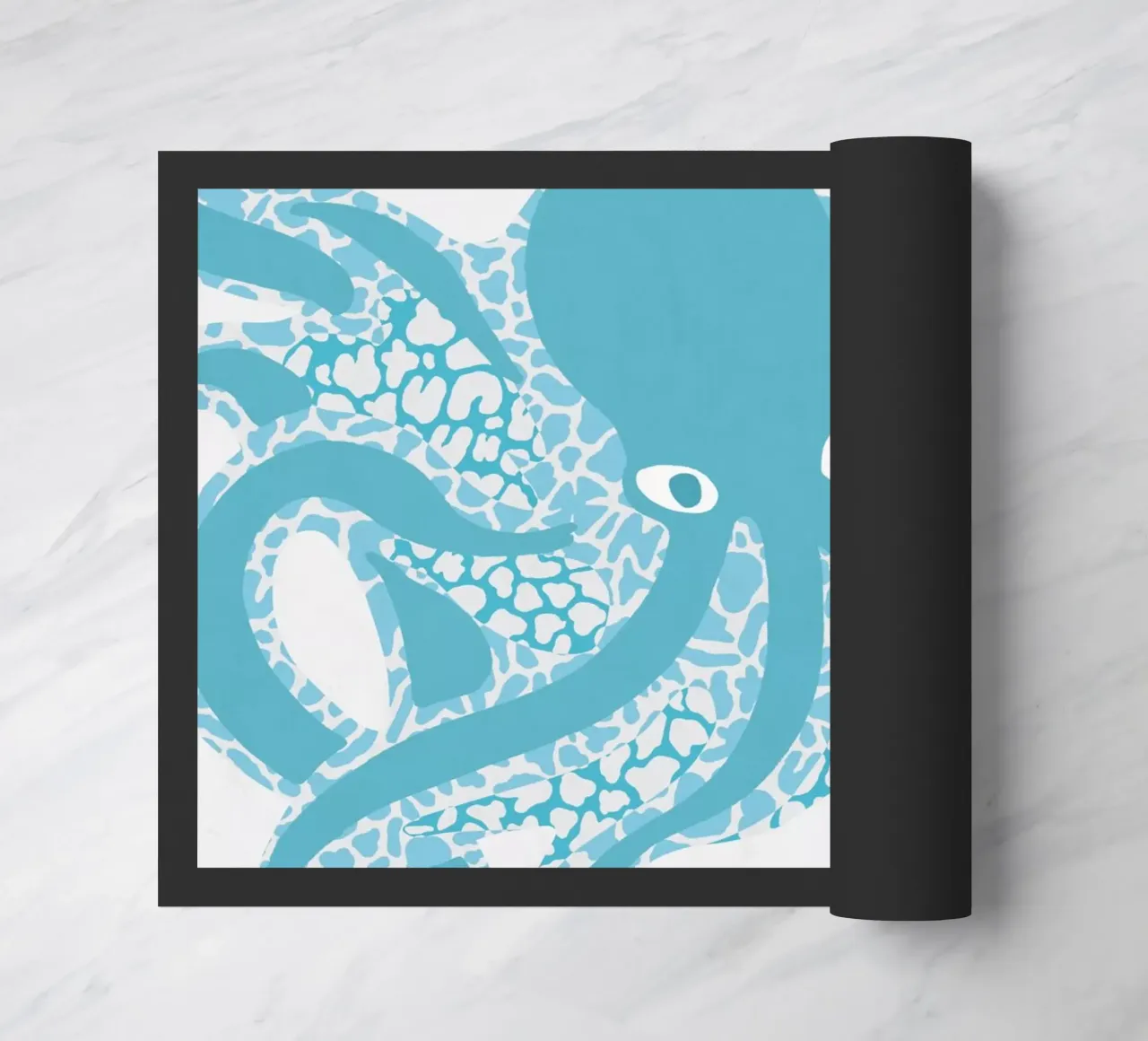 Blue Octopus zerbino da Asha Designs