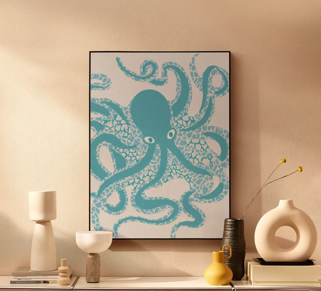 Polpo blu plexiglass da Asha Designs