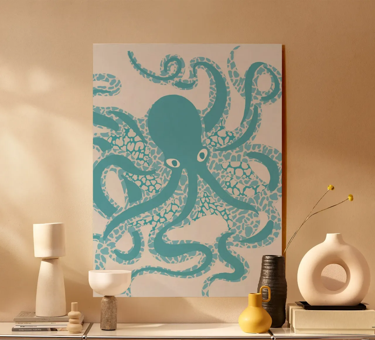 Polpo blu plexiglass da Asha Designs