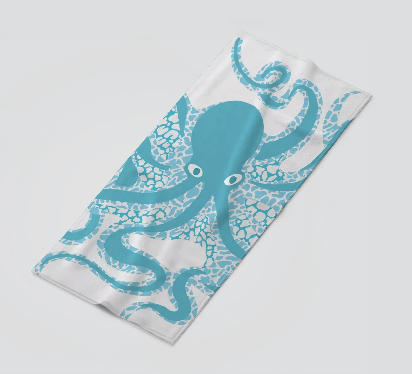 Polpo blu telo mare da Asha Designs