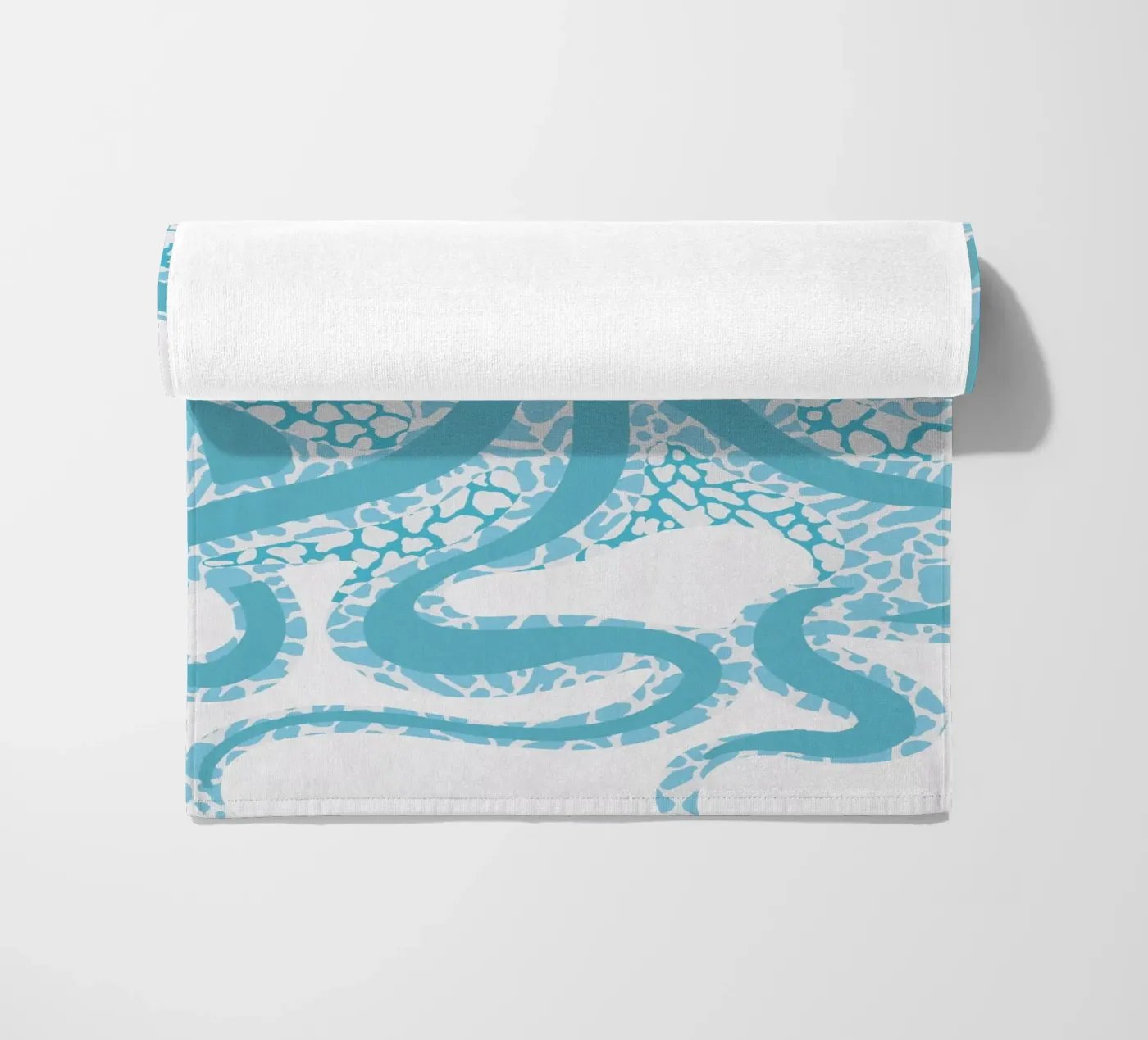 Polpo blu telo mare da Asha Designs