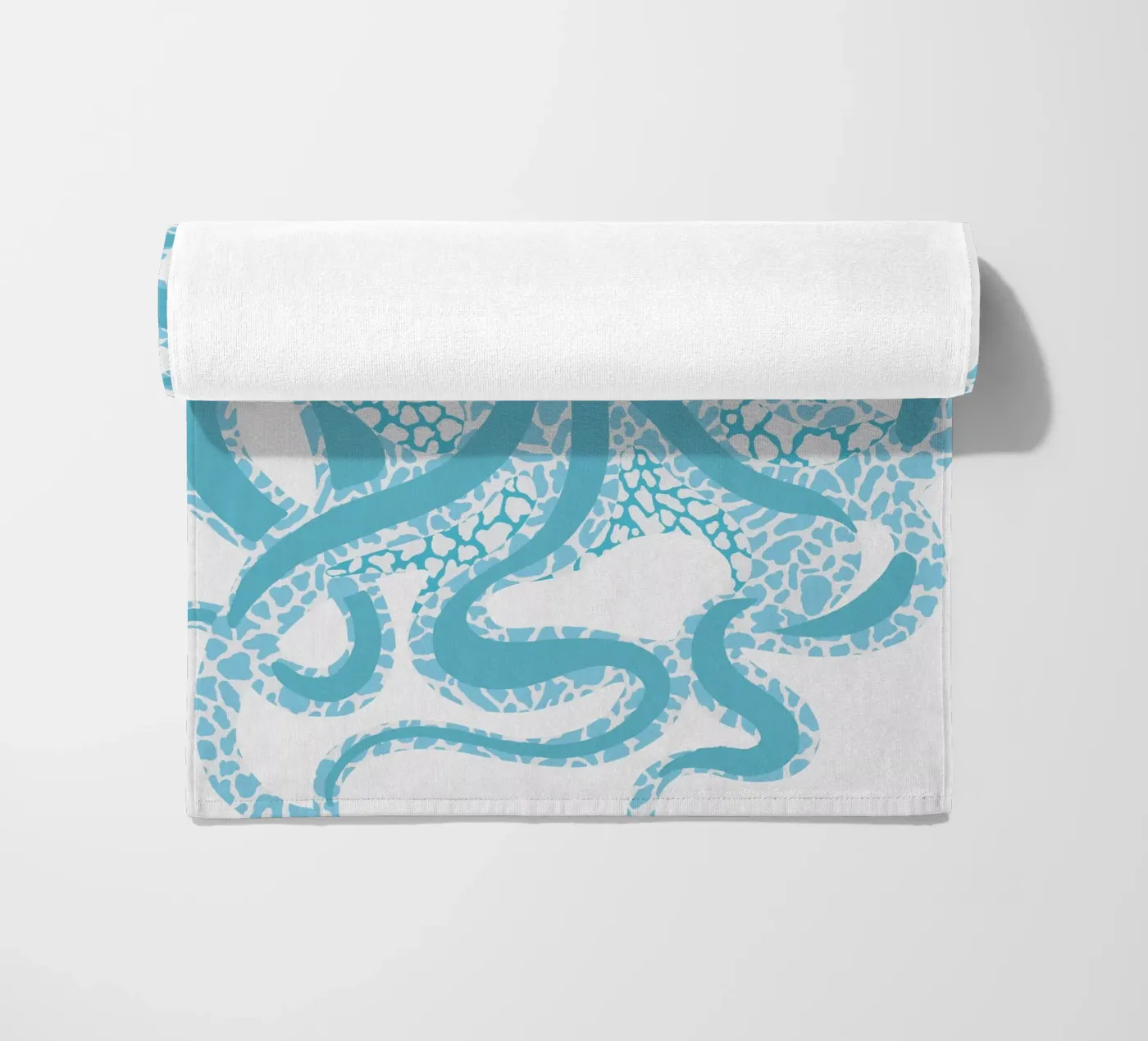 Polpo blu telo mare da Asha Designs