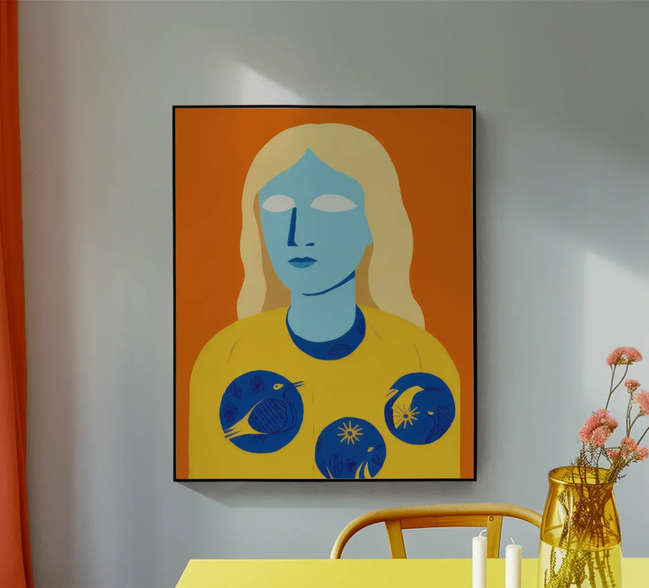 Musa blu celeste plexiglass da Selene Shade