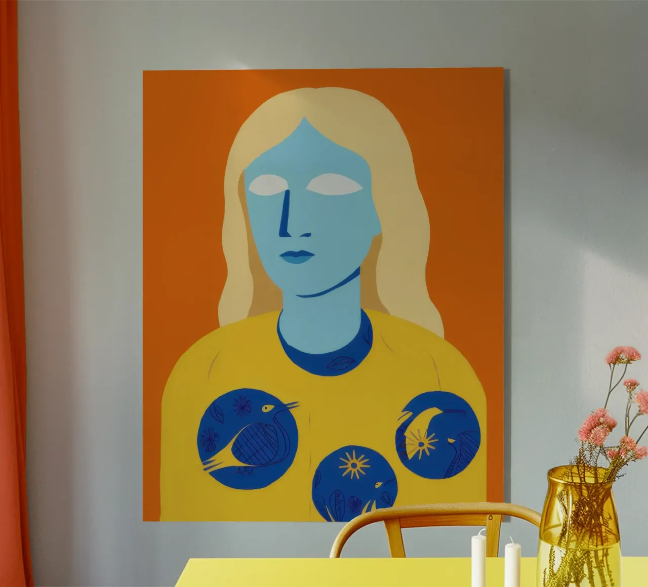 Musa blu celeste plexiglass da Selene Shade