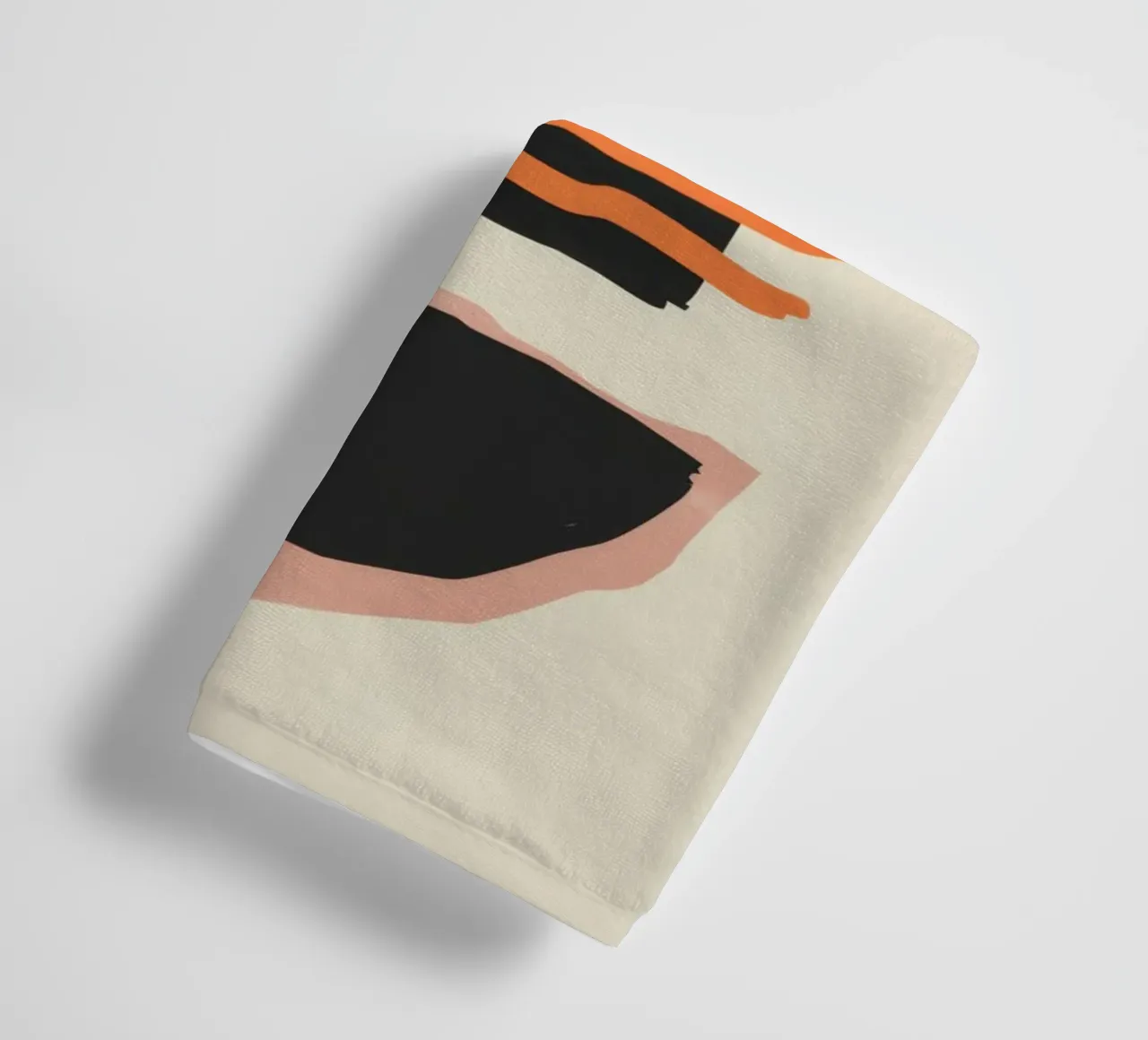Minimalist Abstract Forms towel by Mark Solaria
