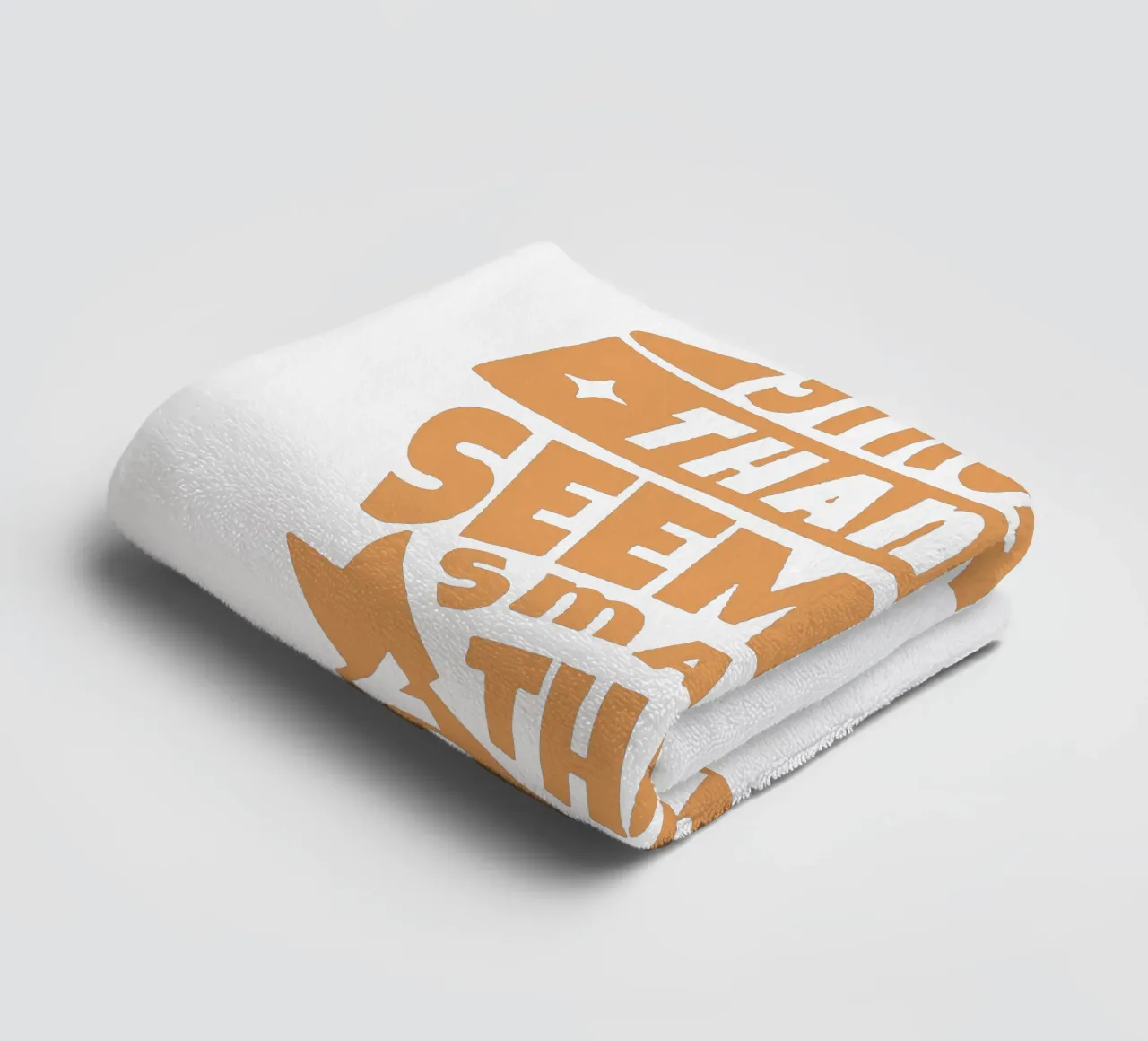 Stronger Than You Seem and Smarter than You Think towel by Gunawan Rb