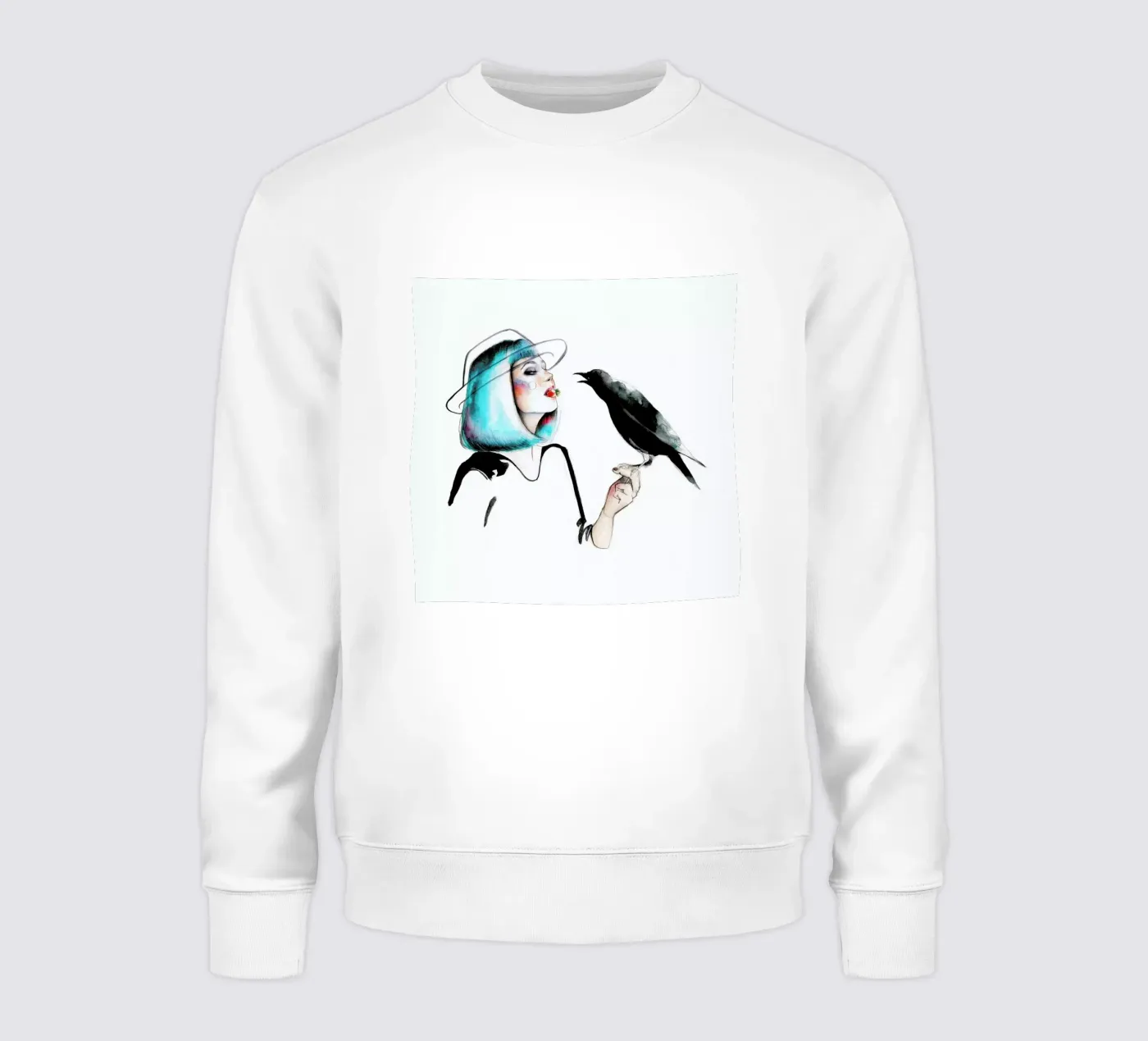 Crow felpa da Ina Stanimirova