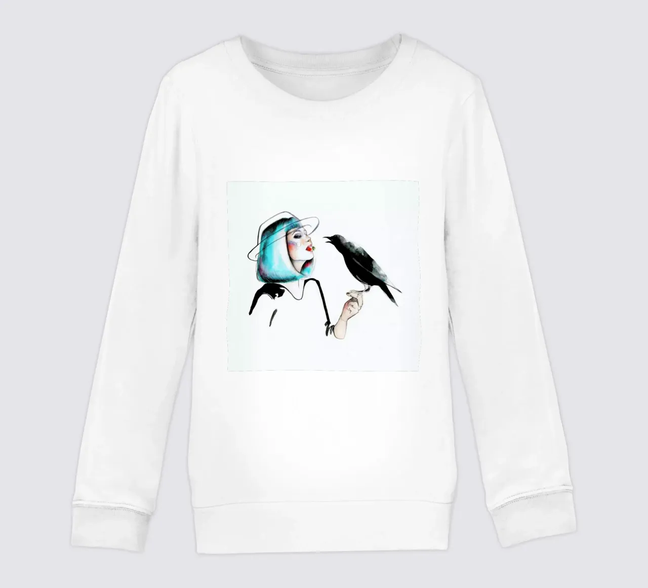 Crow felpa bambino da Ina Stanimirova