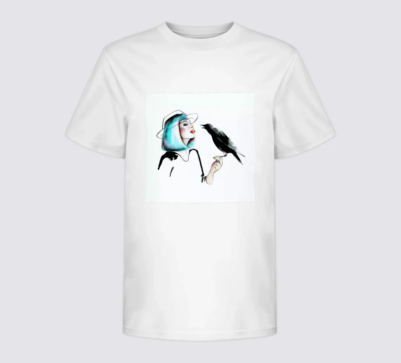 Crow t-shirt bambini da Ina Stanimirova