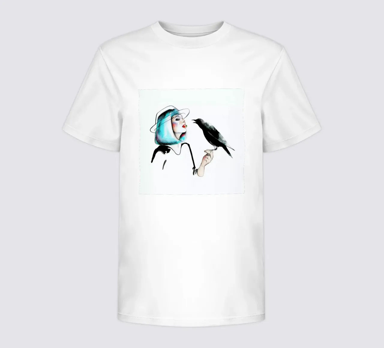 Crow t-shirt bambini da Ina Stanimirova