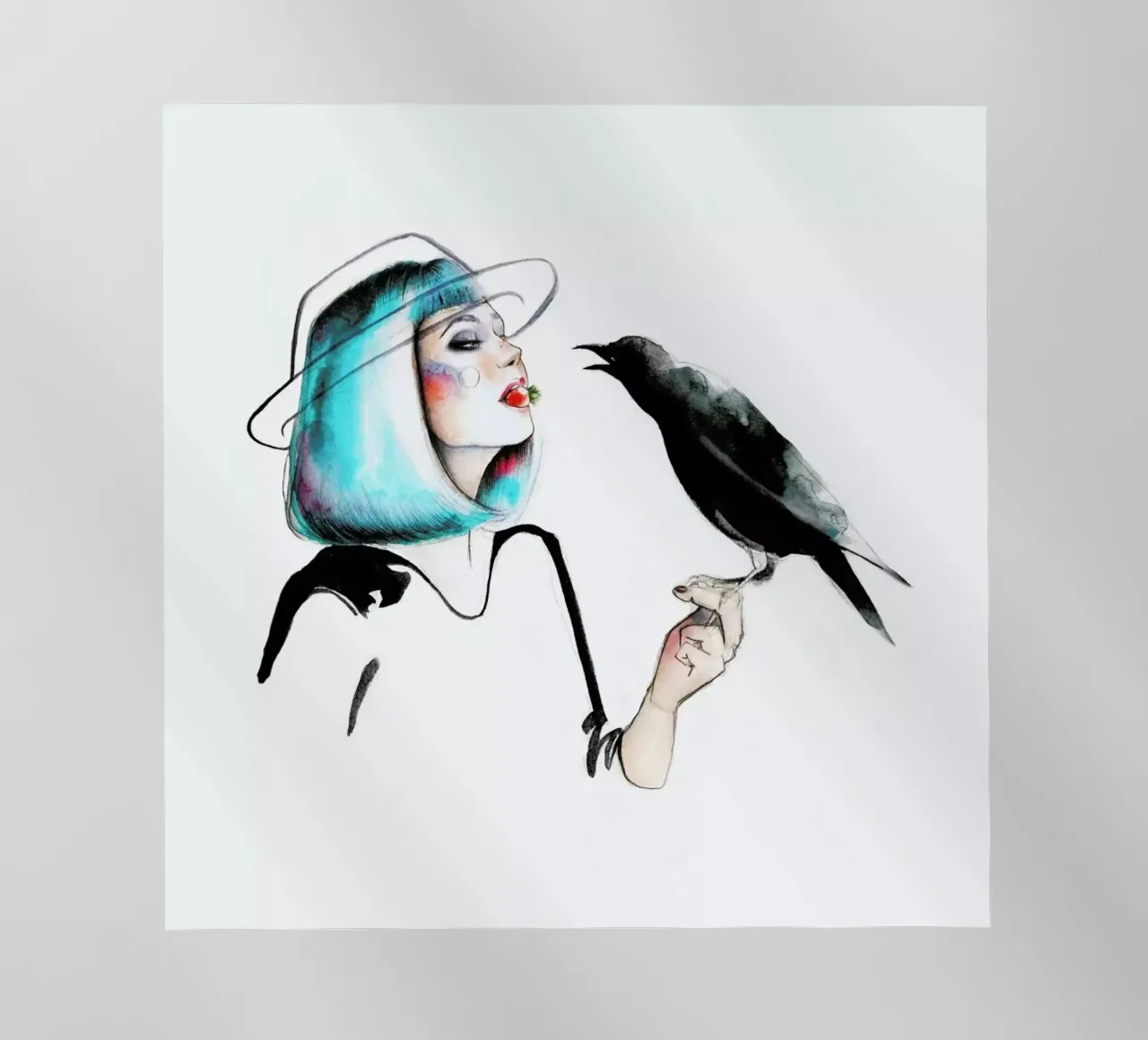 Crow pellicola backlit da Ina Stanimirova